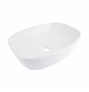 Раковина-чаша Qtap QT04116302W Cardinal керамическая белая накладная 500×380×140 мм (QT04116302W)