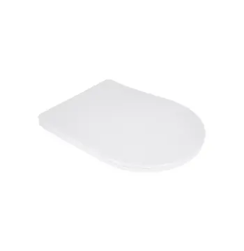 Сиденье для унитаза Qtap SD00053688 Vlasta дюропластовое белое с микролифтом и быстрым съемом (QT28228300W3)