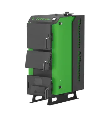 Котел твердотопливный Thermo Alliance Ferrum Plus V 5.0 FSF+ 26 стальной 26 кВт под пеллетную горелку (FP26V50)