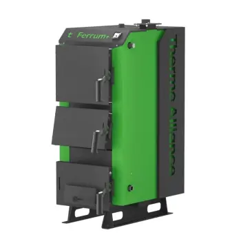 Твердотопливный котел Thermo Alliance Ferrum Plus V 5.0 FSF+ 16 стальной с теплообменником 5 мм (FerrumPFSFP16V50)