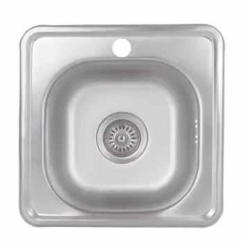 Кухонная мойка Brinex 3838 0,6 мм Satin (BRIN3835SAT06)