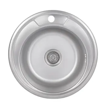 Кухонная мойка Brinex 490-A 0,6 мм Satin (BRIN490SAT06)