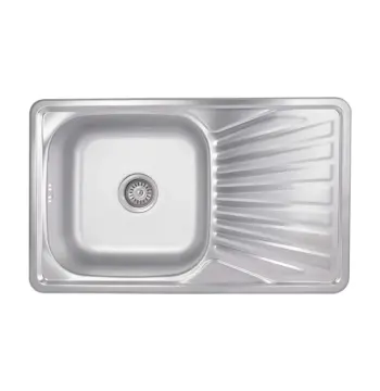 Кухонная мойка Brinex 7848 0,8 мм Satin (BRIN7848SAT08)