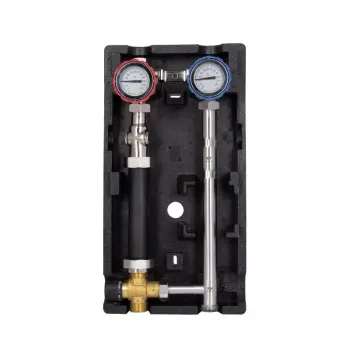 Насосная группа Thermo Alliance -50 Forte Quick System TAF-QSPGR2 из нержавеющей стали, с термостатическим смесителем 1", правое подключение, без насоса (TAF-QSPGR2)