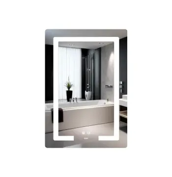 Дзеркало Lidz Kubis 600×800 мм з LED-підсвічуванням, антизапотіванням та сенсорним димером (LD78LF937608048449)