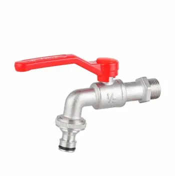 Кран кульовий для поливу Thermo Alliance 1/2З Forte 1/2"З латунний нікельований незамерзаючий (TAF141W15)
