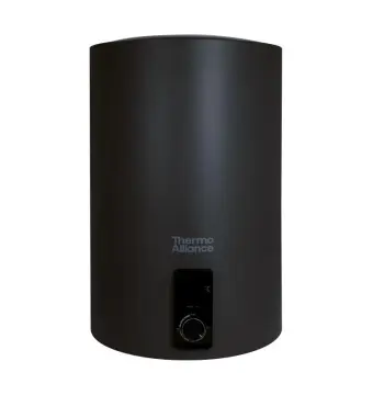 Водонагреватель электрический Thermo Alliance D80V20J3KВ черный, вертикальный на 80 л с сухим ТЭНом 2.0 кВт (D80V20J3DKВ)