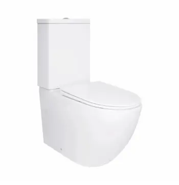 Унитаз-компакт напольный Qtap Jay Eco Ultra Quiet белый безободковый с сиденьем Soft-close (QTJAY27W48749)