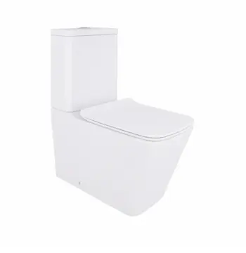 Унитаз-компакт Qtap QTCRO27W48750 Crow Eco белый керамический, безободковый с сиденьем Soft-close (QTCRO27W48750)