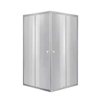Душова кабіна Lidz SC90x90SATLOWDGR Wawel SC90×90 мм.SAT.LOW.DGR сатинова з темним тонованим склом 4 мм, розсувна, 90x90 см, без піддона (LWASC9090SATLOWDGR2)