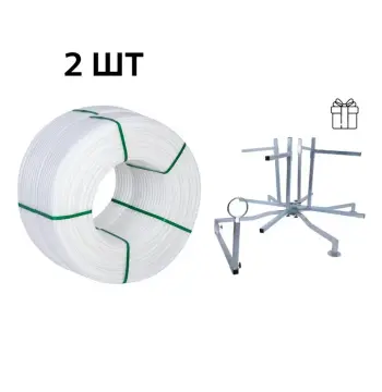 Набор для теплого пола Thermo Alliance Professional пятислойный белый PEX-A EVOH 16x2.0 мм 600 м с оборудованием для размотки (IUATARAZM48947)