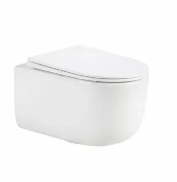 Подвесной унитаз Qtap Taurus Ultra Quiet керамический белый безободковый с сиденьем slim duroplast soft-close/quick release (QTTAU26W49116)