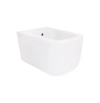 Біде підвісне Qtap QTTAU28W49120 Gemini керамічне біле з отвором під змішувач (QTTAU28W49120)