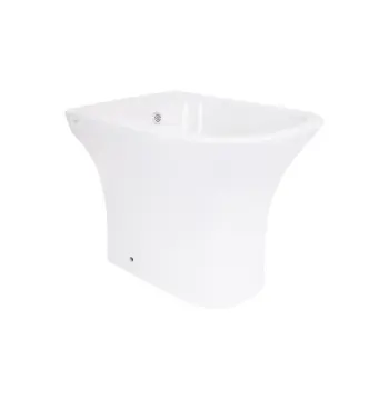 Біде підлогове Qtap QTPRE29W49124 Presto Quadro керамічне біле з отвором під змішувач (QTPRE29W49124)