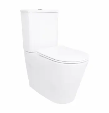 Унітаз-компакт підлоговий Qtap Arvin Ultra Quiet білий безобідковий з сидінням Soft-close (QTARV27W49259)