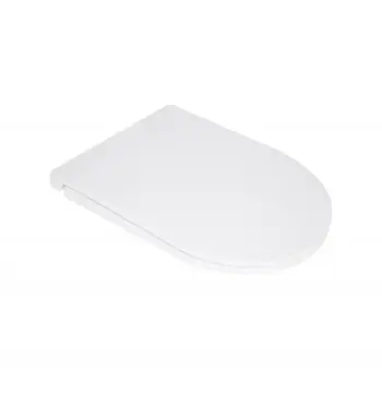 Сиденье для унитаза Qtap Kolibri дюропластовое белое Slim с микролифтом и быстрым съемом (QTST179W49488)