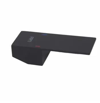 Ручка для змішувача Lidz LDKUB1054226449498 Kubis з нержавіючої сталі чорна під картридж 35 мм (LDKUB1054226449498)