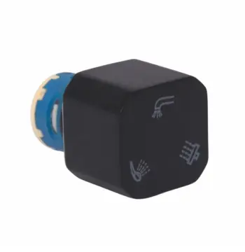 Ручка переключателя Lidz Kubis 1030 из нержавеющей стали черная на 3 потребителя (LDKUB253030B349504)