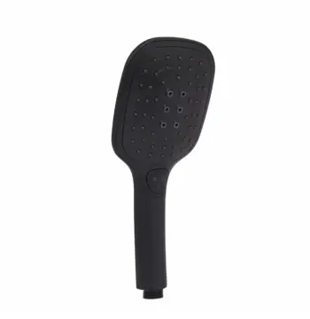 Лійка для ручного душу Lidz Kubis Black пластикова для змішувачів та душових систем (LDKUB2551064249511)
