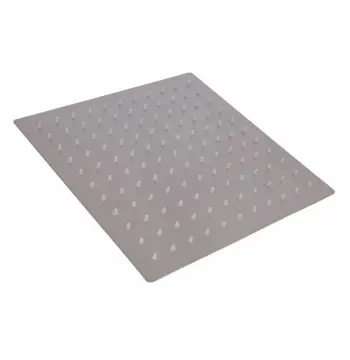 Лейка для верхнего душа Lidz LDKUB2482484549512 Kubis из нержавеющей стали, никель, квадратная 248×248 мм (LDKUB2482484549512)