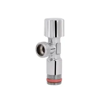 Кран угловой Thermo Alliance Forte вентельный 1/2"НН, хром TAF341W1515