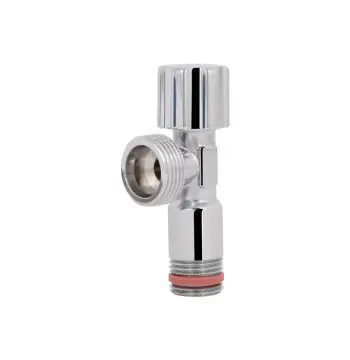 Кран угловой Thermo Alliance Forte вентельный 1/2"Н×3/4"Н, хром TAF341W1520