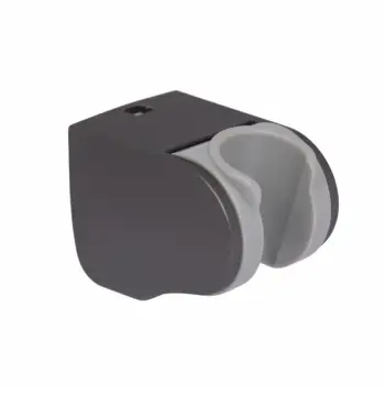 Кронштейн для ручного душа Qtap Vlasta New пластиковый gunmetal black для смесителя для ванны (QTVLA6254051GMB49643)
