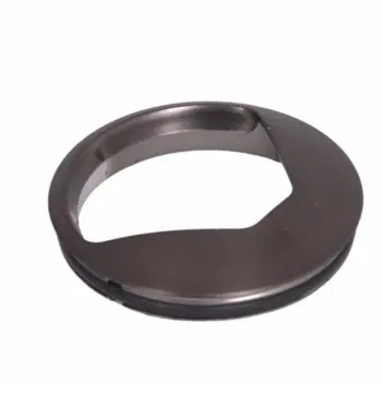 Декоративная накладка на картридж Qtap Vlasta New пластиковая gunmetal black PVD (QTVLA194040GMB49653)