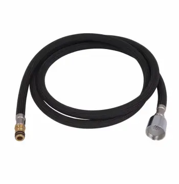 Шланг Qtap Vlasta New хромированный для смесителя с выдвижным изливом 150 см (QTVLA1500115115CRM49655)