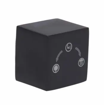 Ручка Qtap Gemini латунна, збройова сталь, для душової системи прихованого монтажу на два споживачі (QTGEM257323250062)