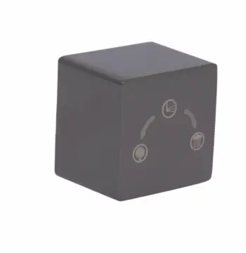 Ручка для душової системи Qtap Gemini латунна gunmetal black PVD на три споживача (QTGEM258323250065)