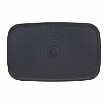 Потолочная лейка Qtap QTGEM34190290BLA50068 Gemini из нержавеющей стали черная матовая для душевой системы (QTGEM34190290BLA50068)