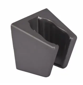 Настенный держатель для гигиенического душа Qtap Gemini пластиковый gunmetal black (QTGEM44445422GMB50116)