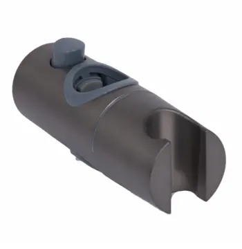 Держатель ручной лейки Qtap Gemini пластиковый gunmetal black на круглую стойку (QTGEM472393113GMB50124)