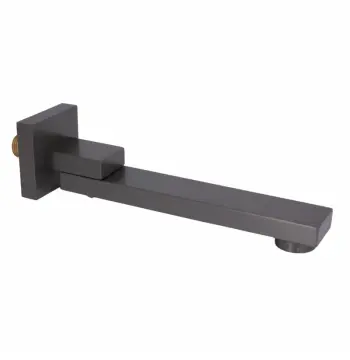 Излив Qtap Gemini латунный gunmetal black для душевой системы скрытого монтажа (QTGEM594594247GMB50130)