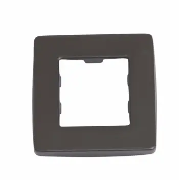 Декоративная накладка Qtap Gemini стальная gunmetal black PVD для душевой системы скрытого монтажа (QTGEM7952757GMB50184)