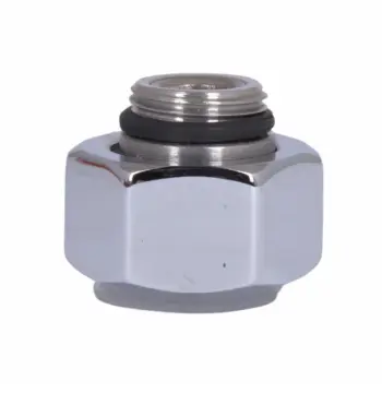 Гайка в зборі Qtap Gemini сталева gunmetal black для душової системи (QTGEM16297297GMB50192)