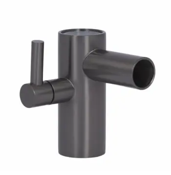 Соединитель душевой стойки Qtap Gemini латунный gunmetal black pvd (QTGEM71252962GMB50214)
