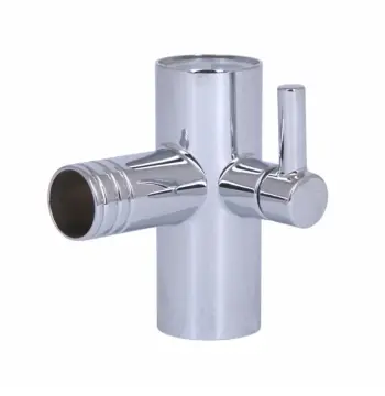Соединитель душевой стойки Qtap QTGEM71252962CRM50215 Gemini латунный хромированный (QTGEM71252962CRM50215)