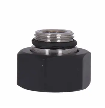 Гайка Qtap Gemini стальная черная матовая в сборе для смесителя (QTGEM1629729750258)