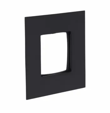 Декоративная накладка Qtap Inspai-Varius стальная матовая черная для картриджа гигиенического душа (QTINSVAR69878691BLA50359)