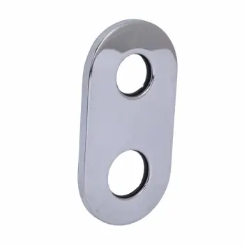 Декоративная накладка Qtap Inspai-Varius V00440501 стальная хромированная для картриджа гигиенического душа (QTINSVAR13486669CRM50361)