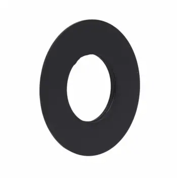 Декоративная накладка Qtap Inspai-Varius стальная матовая черная для картриджа гигиенического душа (QTINSVAR69863698BLA50361)