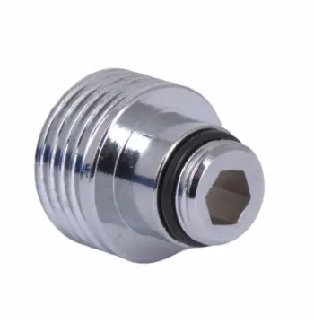 Футорка Qtap Inspai-Varius V00440501 хромована для шланга гігієнічного душу (QTINSVAR216216196CRM50375)