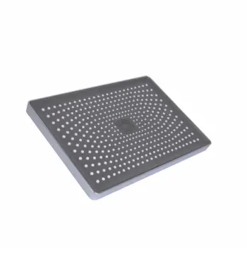 Верхній душ Qtap QTPRE30521040CRM50581 Presto пластиковий хромований прямокутний (QTPRE30521040CRM50581)