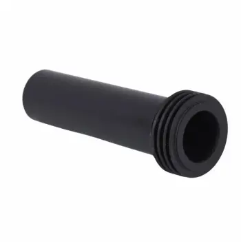 Патрубок заливной Qtap Standard DN50 пластиковый прямой для инсталляции (QTSTD167BL50802)