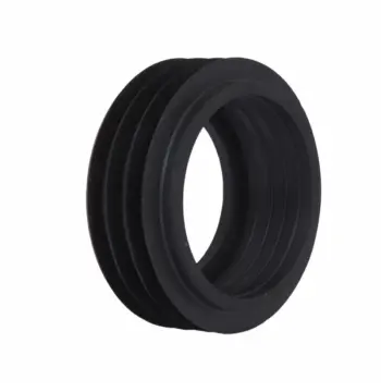 Прокладка патрубка Qtap Standard DN50 стальная для инсталляции, 62×62×26 мм (QTSTD167BL50804)