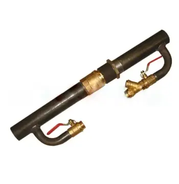 Байпас 40 1 1/2" довгий 280мм із клапаном ЛАТУННИМ