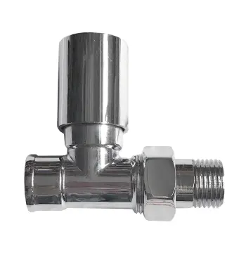 Кран вентильный прямой с американкой PROFESSIONAL 3/4″ CHROM Q-026 вент