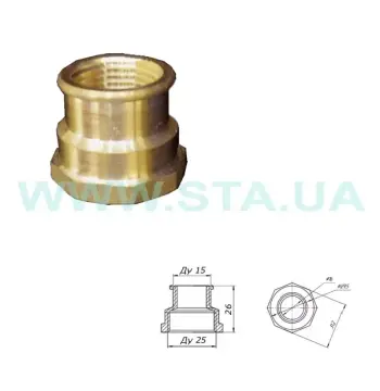 Муфта 1/2"В x 1"В STA